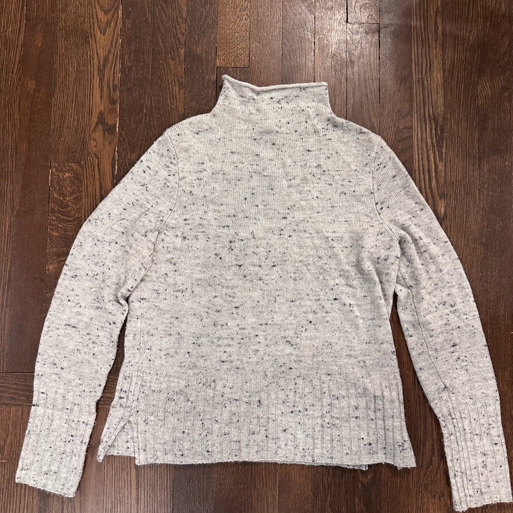 Madewell Gray Mockneck Sweater
